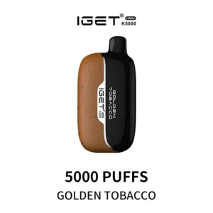 Iget Moon 5000 Puffs Golden Tobacco